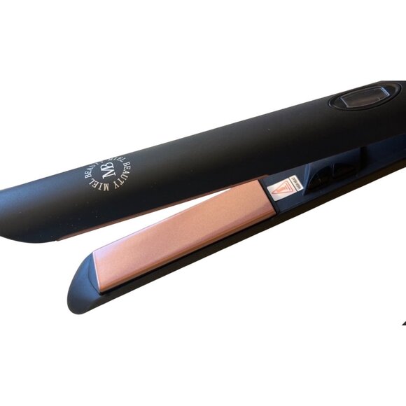 Miel Beauty 2-in-1 Hair Tool – Straightener & Curler – Black – MSRP $249 New - Picture 3 of 6